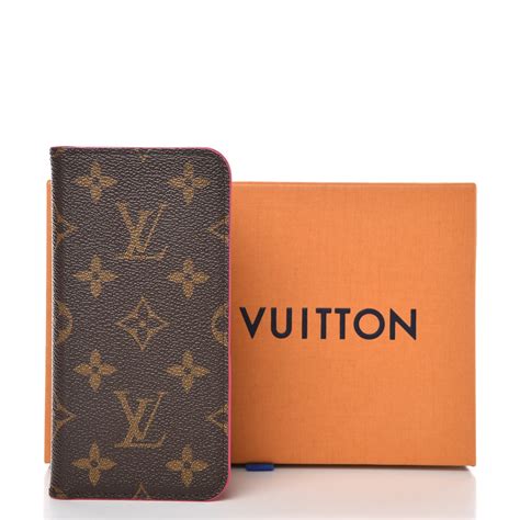 louis vuitton iphone x folio replica|real louis vuitton iphone case.